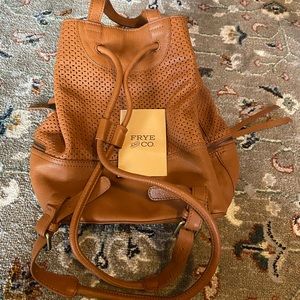 Frye And Company Leather Backpack NWOT